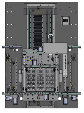 Découpeuse de laser de carte PCB et de FPC de Genitec particulièrement construite pour la chaîne de production de SMT ZMLS4000